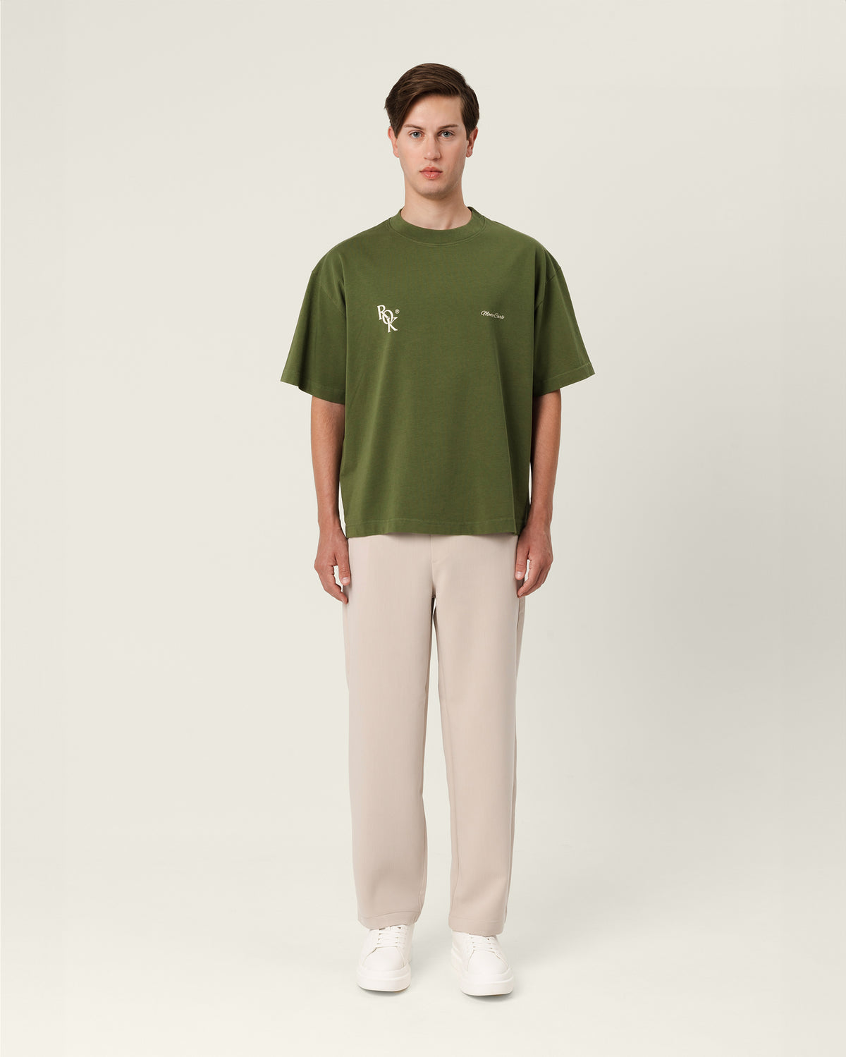 T-shirt Cropped Monte Carlo Green