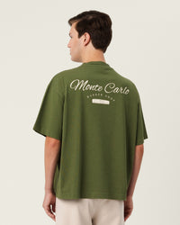 T-shirt Cropped Monte Carlo Green