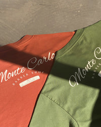 T-shirt Cropped Monte Carlo Green