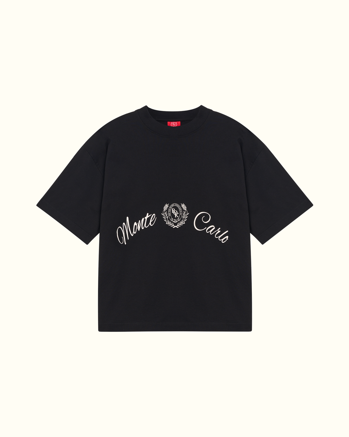 T-shirt Cropped Monte Carlo Black