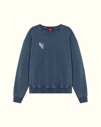 Sweatshirt Washed Blue Mail