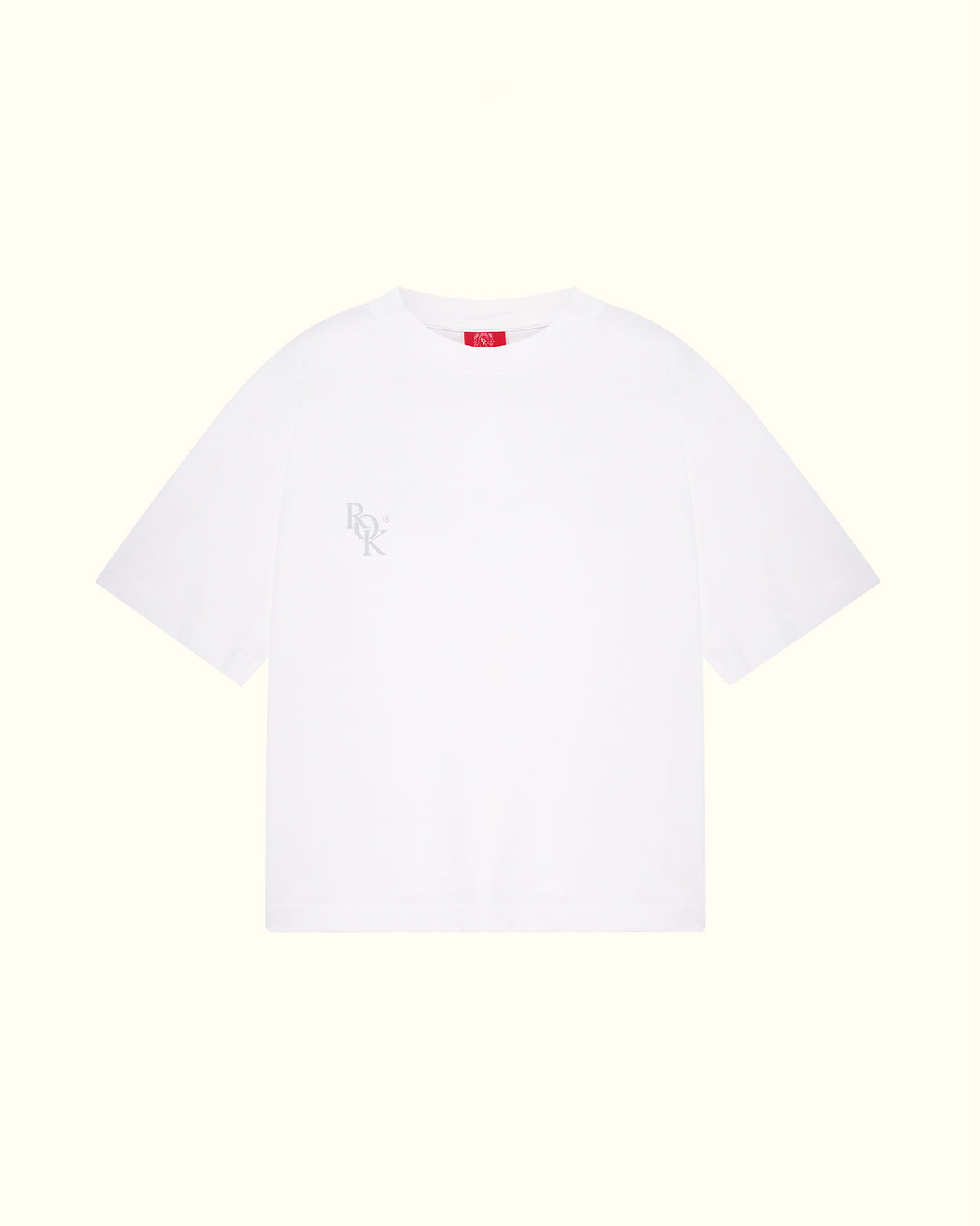 T-shirt Cropped White Race