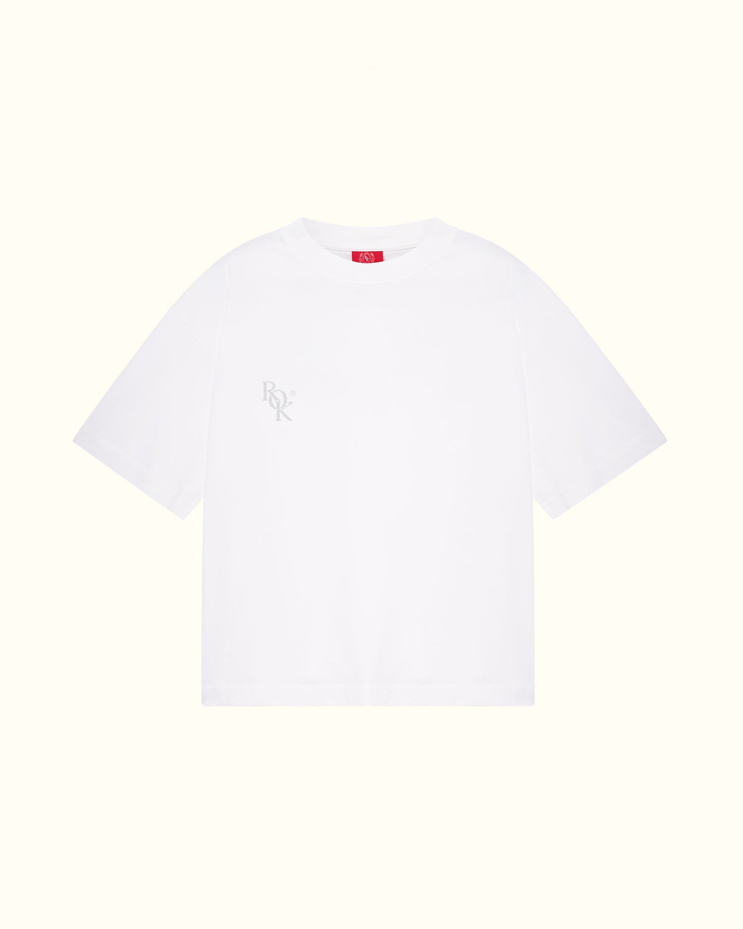 T-shirt Cropped White Race