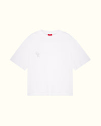 T-shirt Cropped White Race