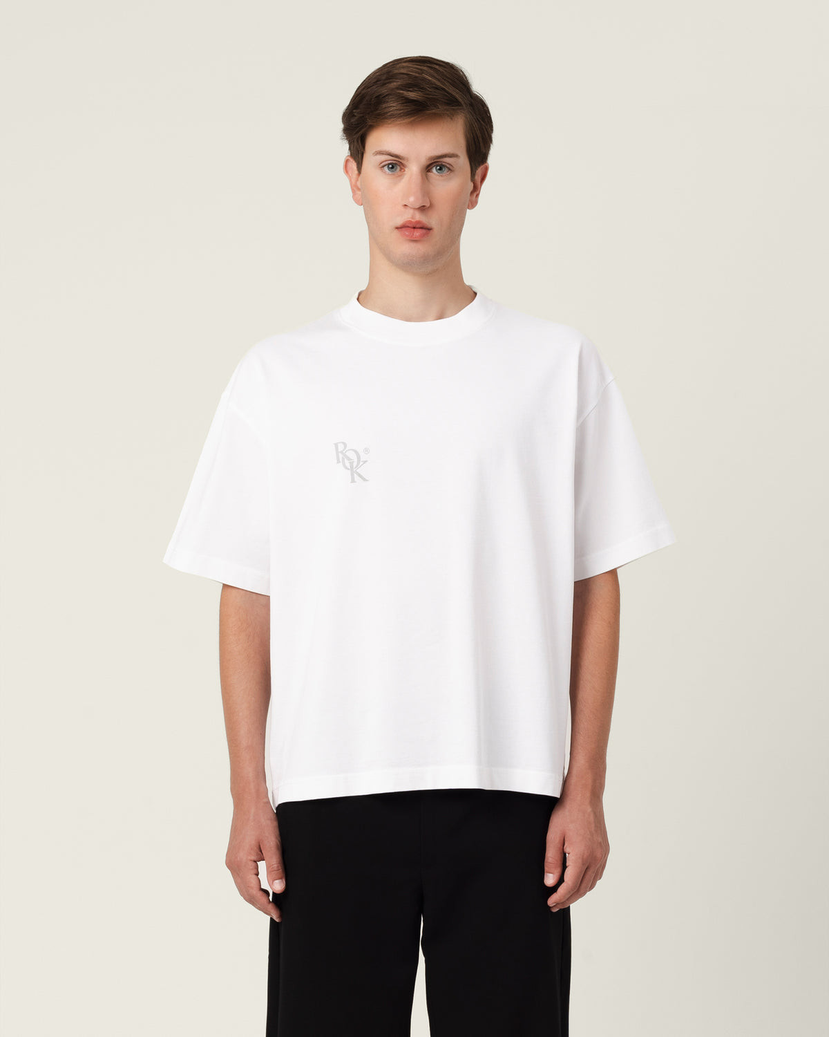 T-shirt Cropped White Race