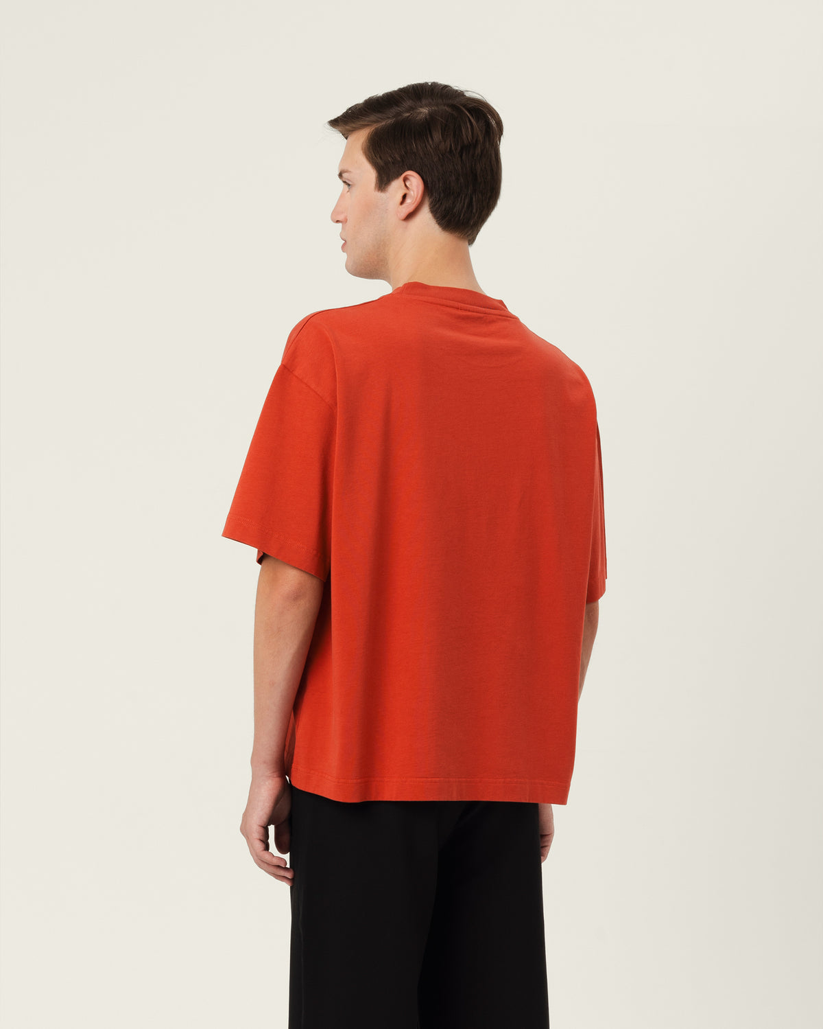 T-shirt Washed Cropped Red Monte Carlo